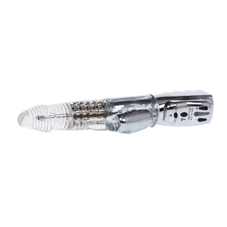 VIBRATORE ROTANTE TRASPARENTE BAILE AMOUR 26.5CM