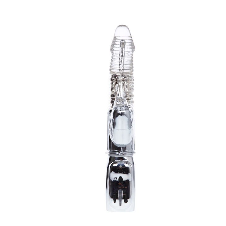 VIBRATORE ROTANTE TRASPARENTE BAILE AMOUR 26.5CM