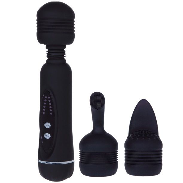 MASSAGGIATORE CON 3 TESTE INTERCAMBIABILI PRETTY LOVE FLIRTATION