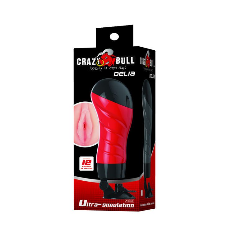 MASTURBATORE VIBRATORE MASCHILE CRAZY BULL