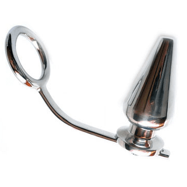 RUBINETTO IN METALLO CON PLUG ANALE 45 X 50 MM
