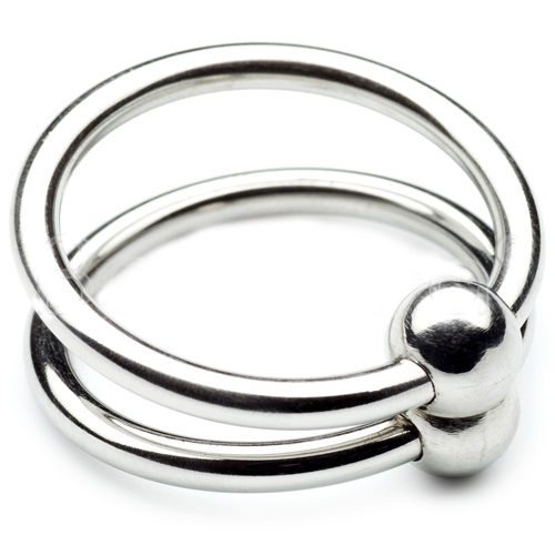ANELLO DOPPIO GLANS METALLIZZATO 28MM