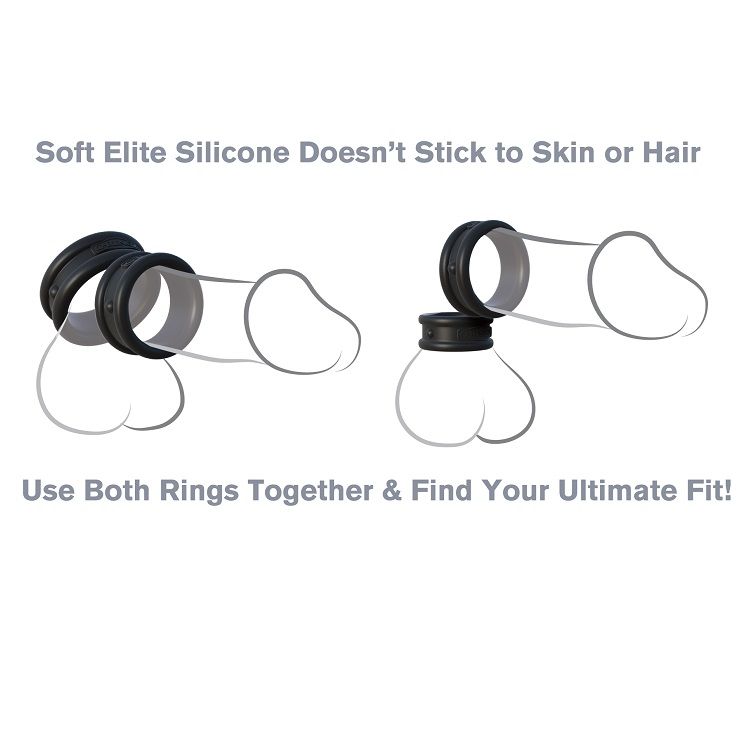 ANELLI IN SILICONE PER PENE FANTASY C-RINGZ MAX / LARGHEZZA