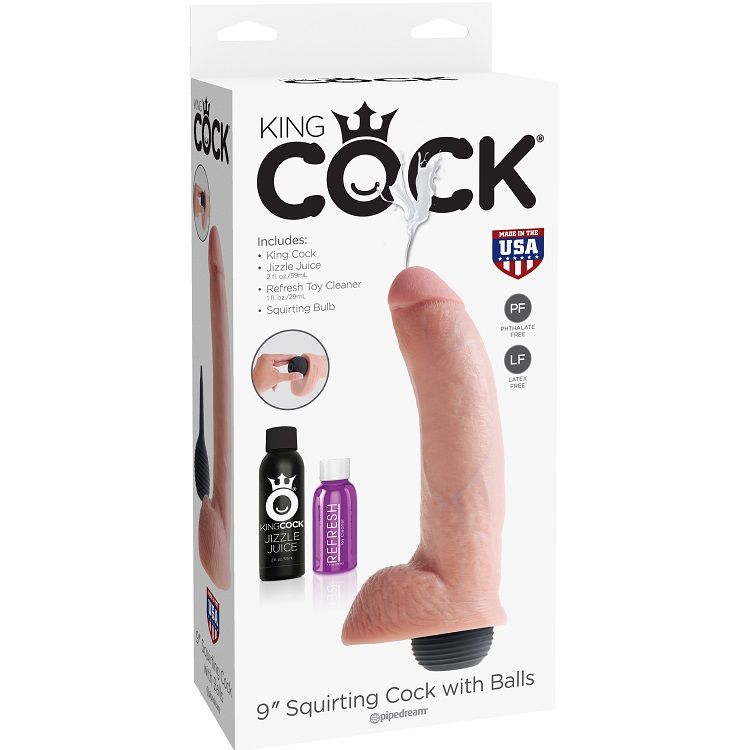 EIACOLATORE NATURALEE KING COCK PENE REALISTICO 22,86CM