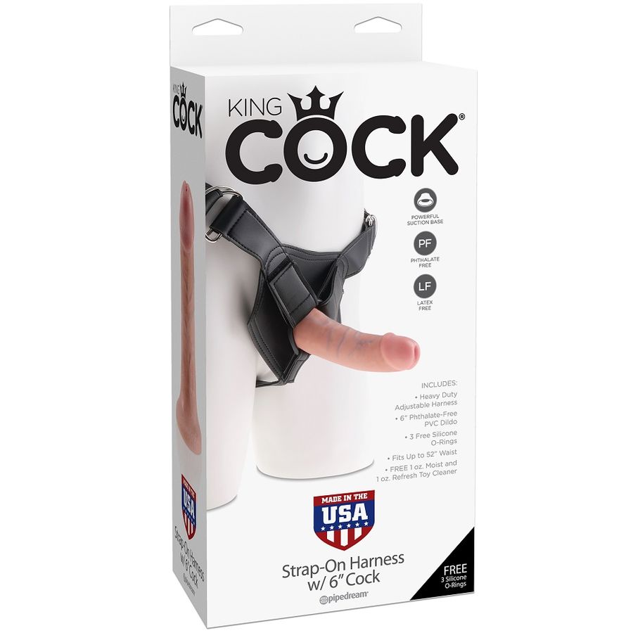 KING COCK HARNESS 6 "COCK