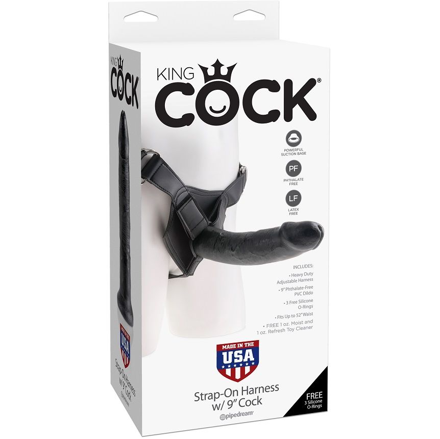 KING COCK HARNESS 9 "COCK