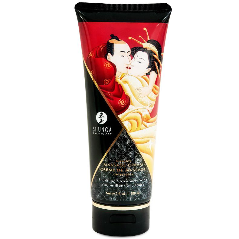 SHUNGA CREMA DA MASSAGGIO BACIO VINO FRAGOLA 200ML