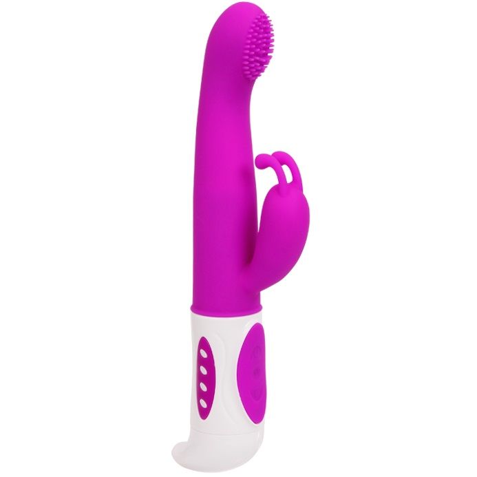VIBRATORE ROTANTE STIMOLATORE PUNTO G SMART PRETTY LOVE HUGH RABBIT LILLA
