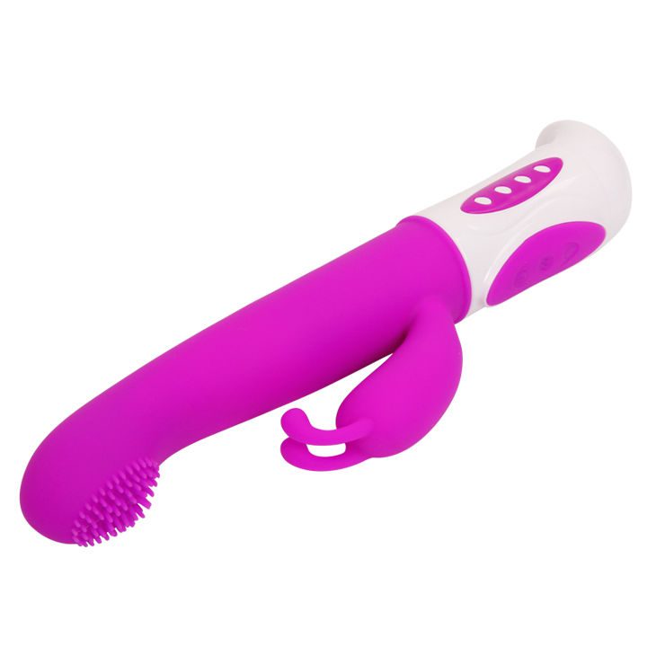 VIBRATORE ROTANTE STIMOLATORE PUNTO G SMART PRETTY LOVE HUGH RABBIT LILLA