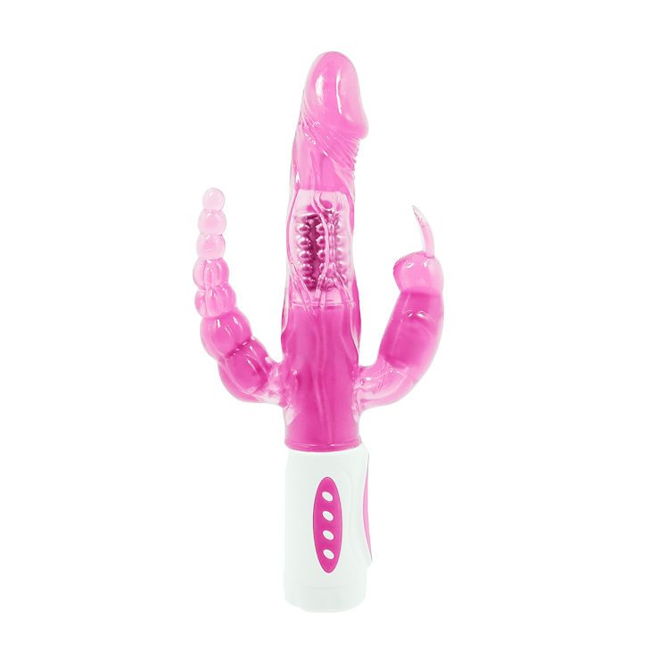 VIBRATORE ROTANTE MULTIFUNZIONE PRETTY BUNNY TRIPLE