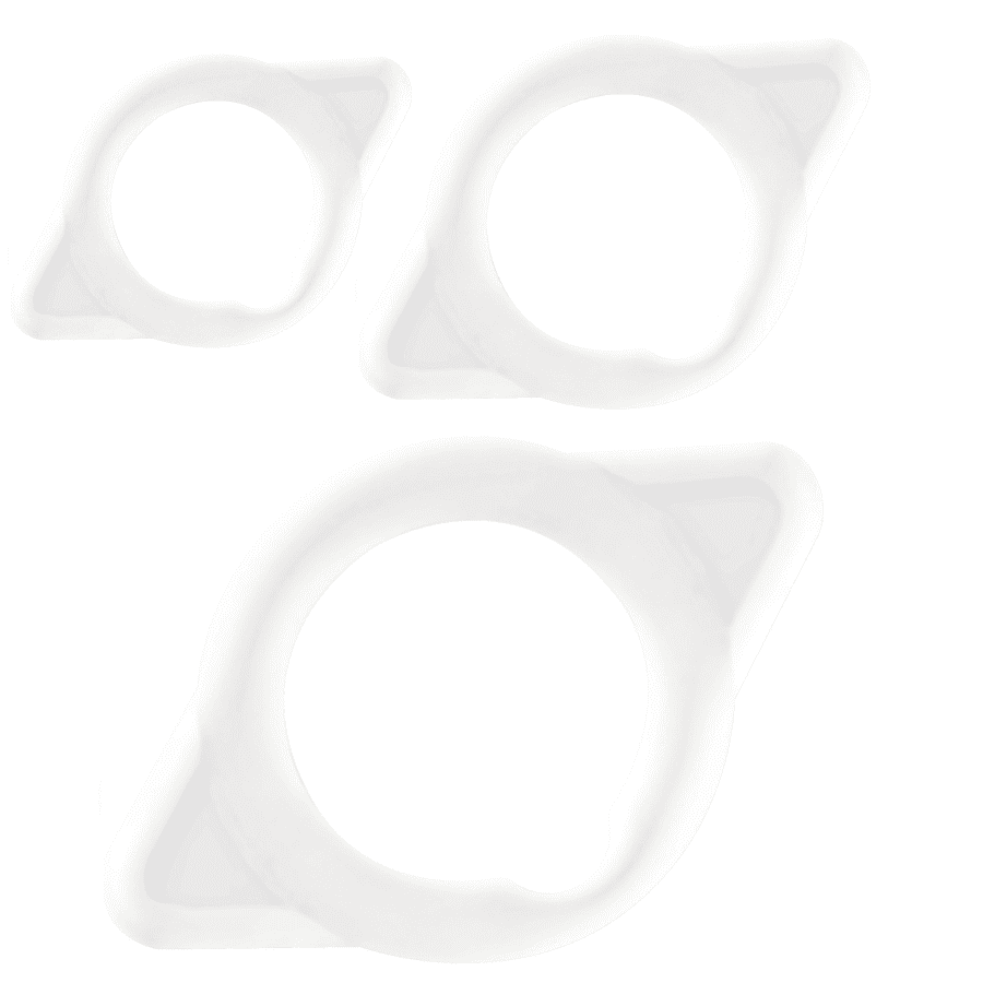 SET 3 ANELLI FALLICI MAXIMUS TAGLIA XS + S + M