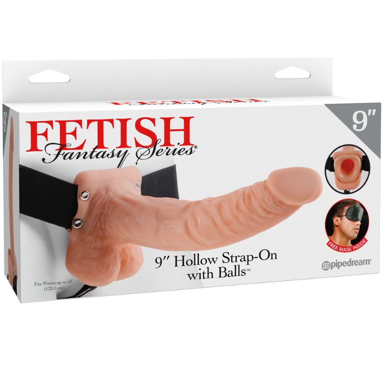 IMBRACATURA CON DILDO FETISH FANTASY SERIES 9 - 22,9 CM - COLOR CARNE