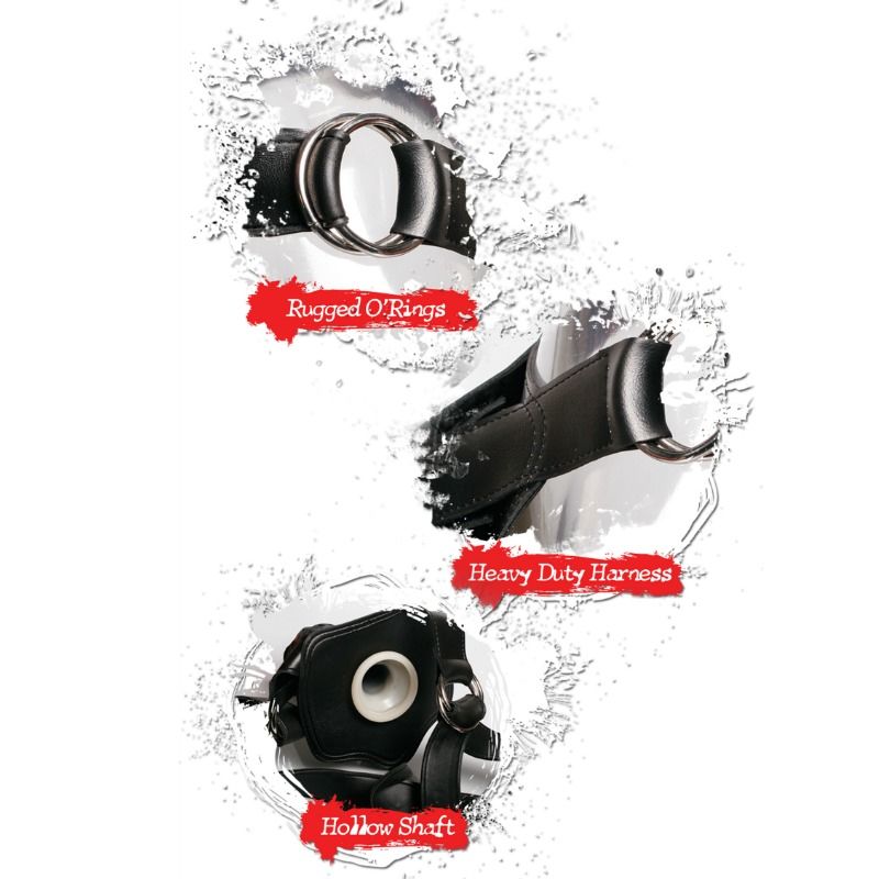 IMBRACATURA CON DILDO 25,5 CM FETISH FANTASY EXTREME