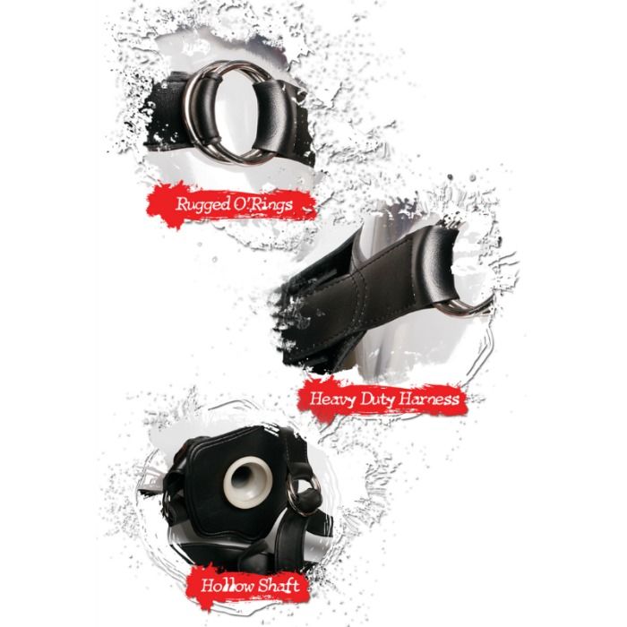 IMBRACATURA CON DILDO 30,5 CM - FETISH FANTASY EXTREME HOLLOW