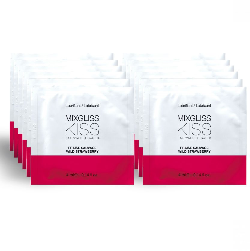 MIXGLISS LUBRIVAGINANTE A BASE ACQUA GUSTO FRAGOLA 12 DOSE SINGOLA 4ML
