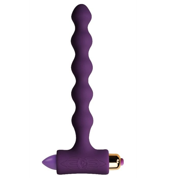 STIMOLATORE ANALE PETITE SENSATIONS PEARLS ROCKS-OFF - VIOLA