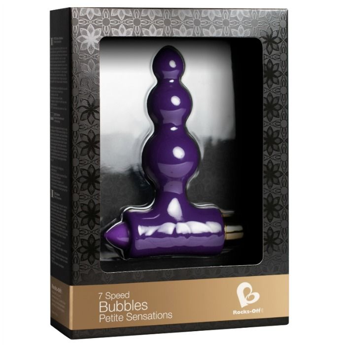 STIMOLATORE ANALE PETITE SENSATIONS BOLLE - ROCKS OFF- VIOLA