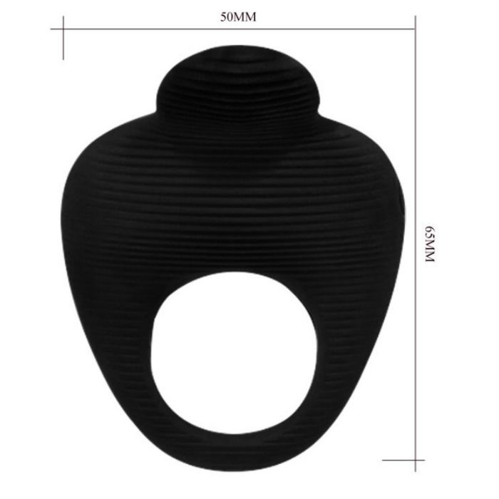 ANELLO VIBRATORE THIMBLE PRETTY LOVE - NERO