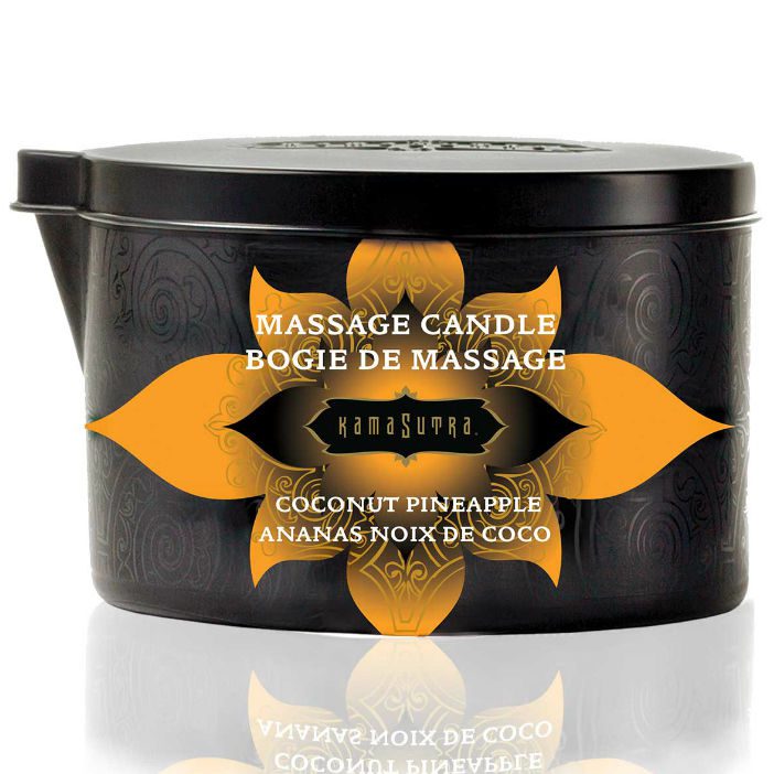 CANDELA DA MASSAGGIO KAMASUTRA COCCO ANANAS