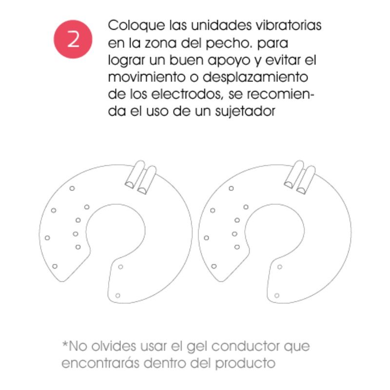 U SENO AUMENTO DEL SENO ELETTROSTIMOLAZIONE
