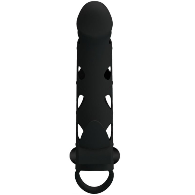 MANICOTTO VIBRANTE PER STIMOLARE PENE E CLITORIDE PRETTY LOVE IN SILICONE - 15.2 CM