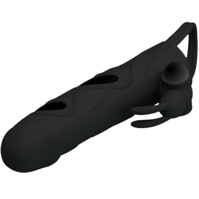 ESTENSORE FALLICO IN SILICONE CON VIBRAZIONE PRETTY LOVE - 14 CM