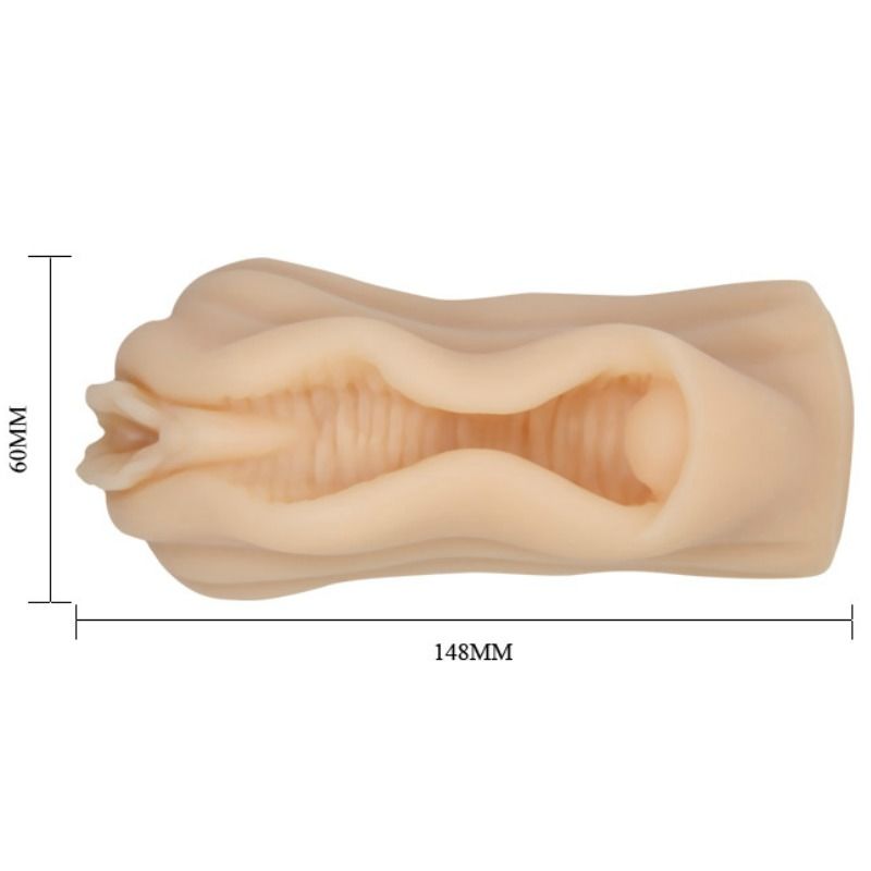MINI MASTURBATORE MASCHILE - FORMA LABBRA VAGINALI