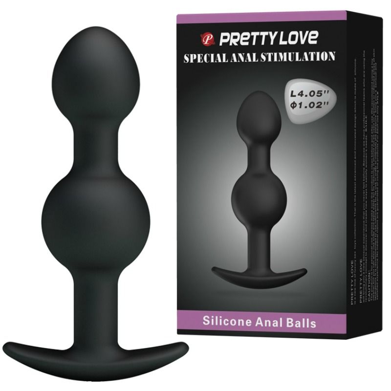 PLUG ANALE IN SILICONE 10.3 CM - NERO