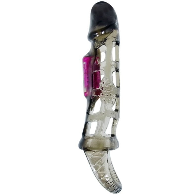 ESTENSORE FALLICO BAILE CON VIBRAZIONE E STRAP-ON 13.5 CM