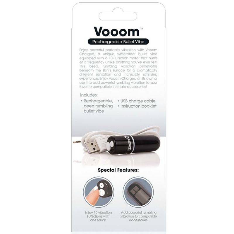 VIBRATORE RICARICABILE NERO
