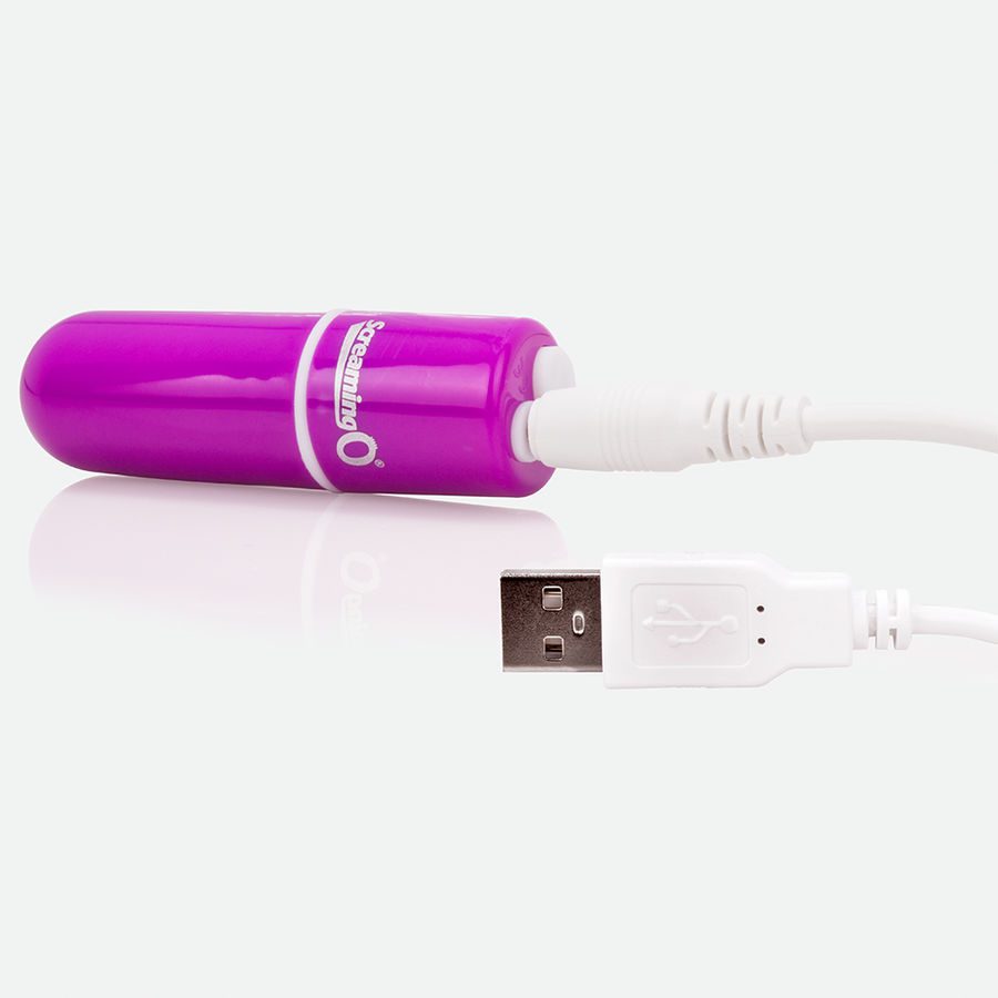 VIBRATORE RICARICABILE SCREAMING-O VOOOM - COLORE VIOLA