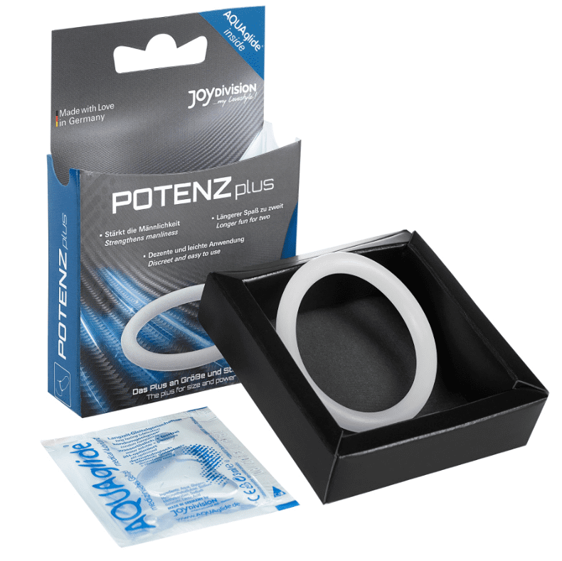 ANELLO PENE POTENZ PLUS - BIANCO - M