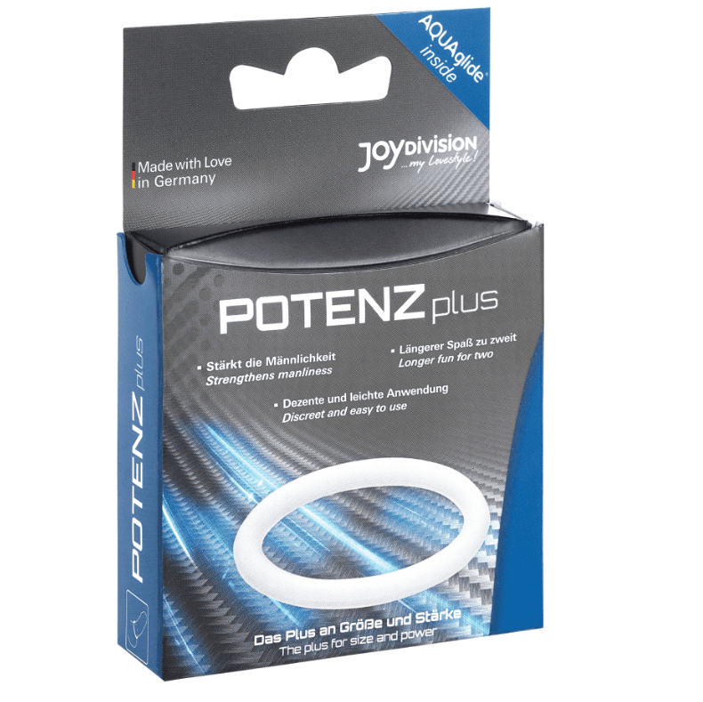 ANELLO PENE POTENZ PLUS - BIANCO - M