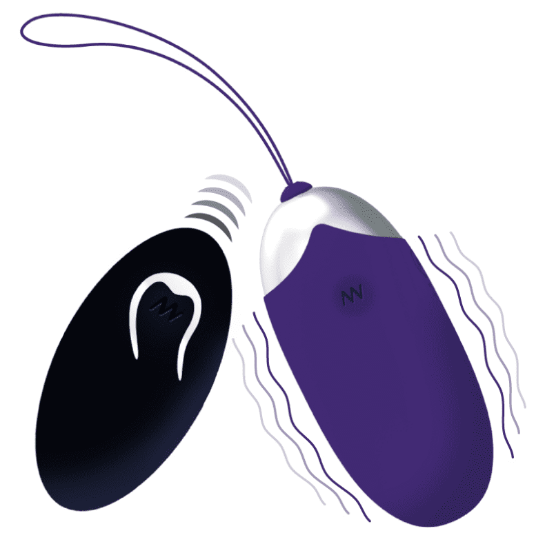 UOVO VIBRANTE INTENSE FLIPPY II CON TELECOMANDO VIOLA