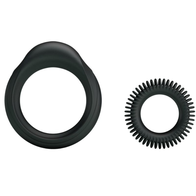 KIT 2 ANELLI IN SILICONE RING MANHOOD