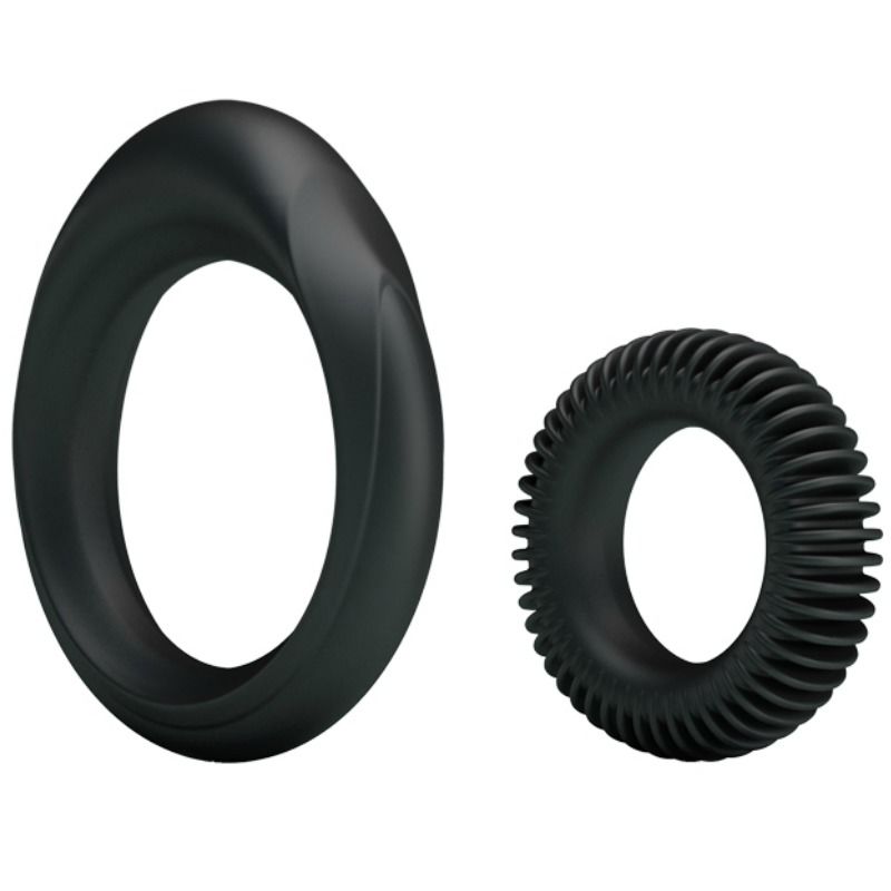 KIT 2 ANELLI IN SILICONE RING MANHOOD