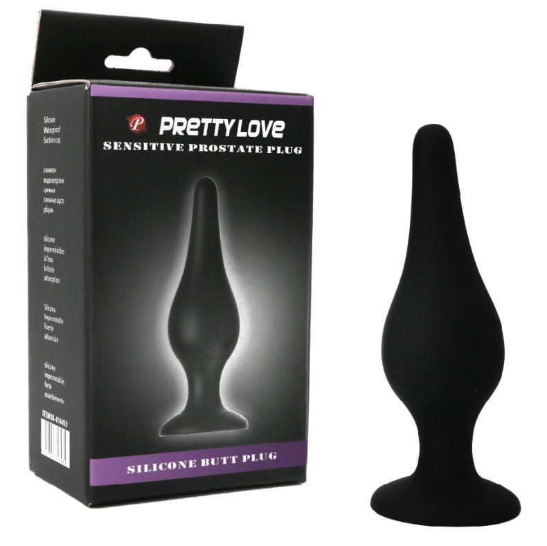 PRETTY LOVE  BOTTOM - PLUG ERGONOMICO IN SILICONE 14 CM