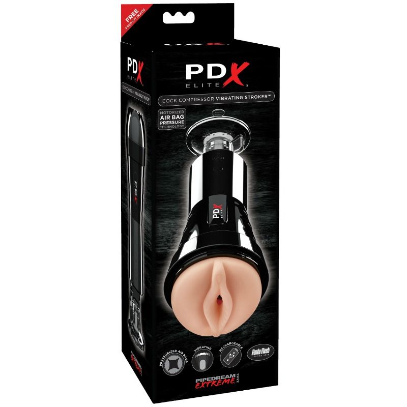 PDX ELITE - STROKER VIBRANTE DEL COMPRESSORE PER IL PENE