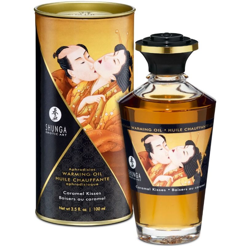 SHUNGA AFRODISIACO OLIO RISCALDANTE BACI CARAMELLO 100 ML