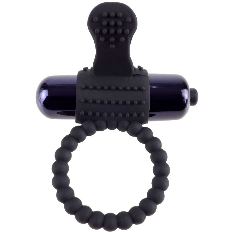 FANTASIA C-RING VIBRANTE IN SILICONE SUPER RING NERO