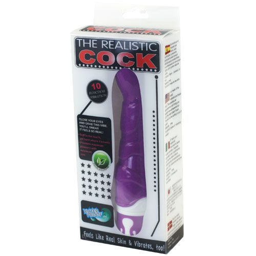 VIBRATORE 10 RITMI REALISTIC COCK SENSATION - LILLA