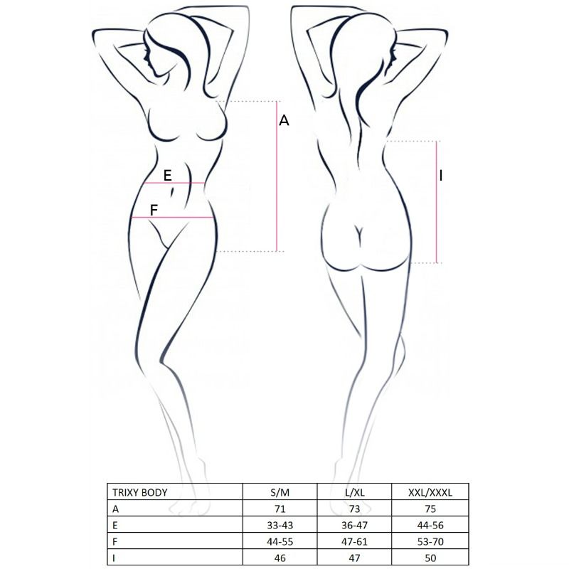 BODY DONNA INTRIGANTE PASSION WOMAN TRIXY