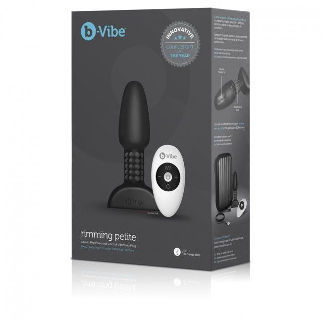 PLUG ANALE CON TELECOMANDO - 12,5 CM - NERO