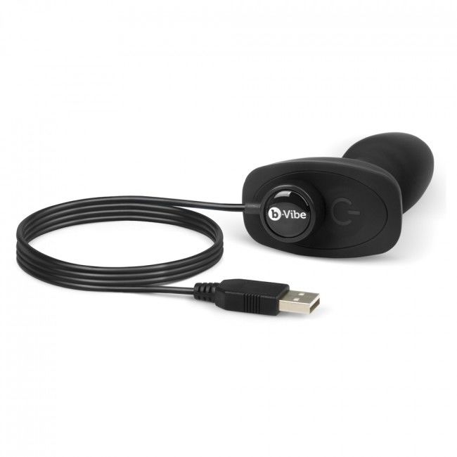PLUG ANALE CON TELECOMANDO - 12,5 CM - NERO