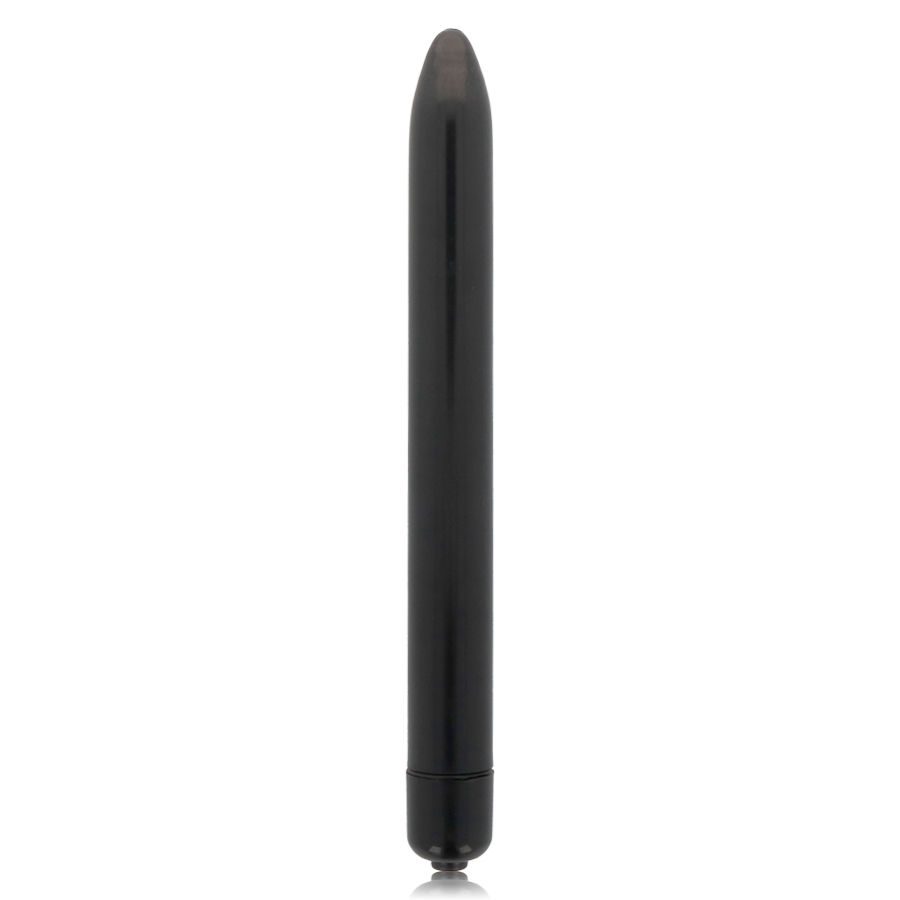 GLOSSY SLIM VIBRATORE NERO