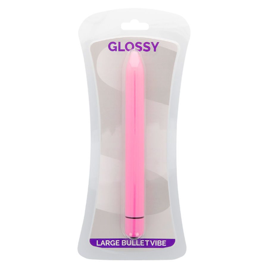 GLOSSY SLIM VIBRATORE ROSA INTENSO