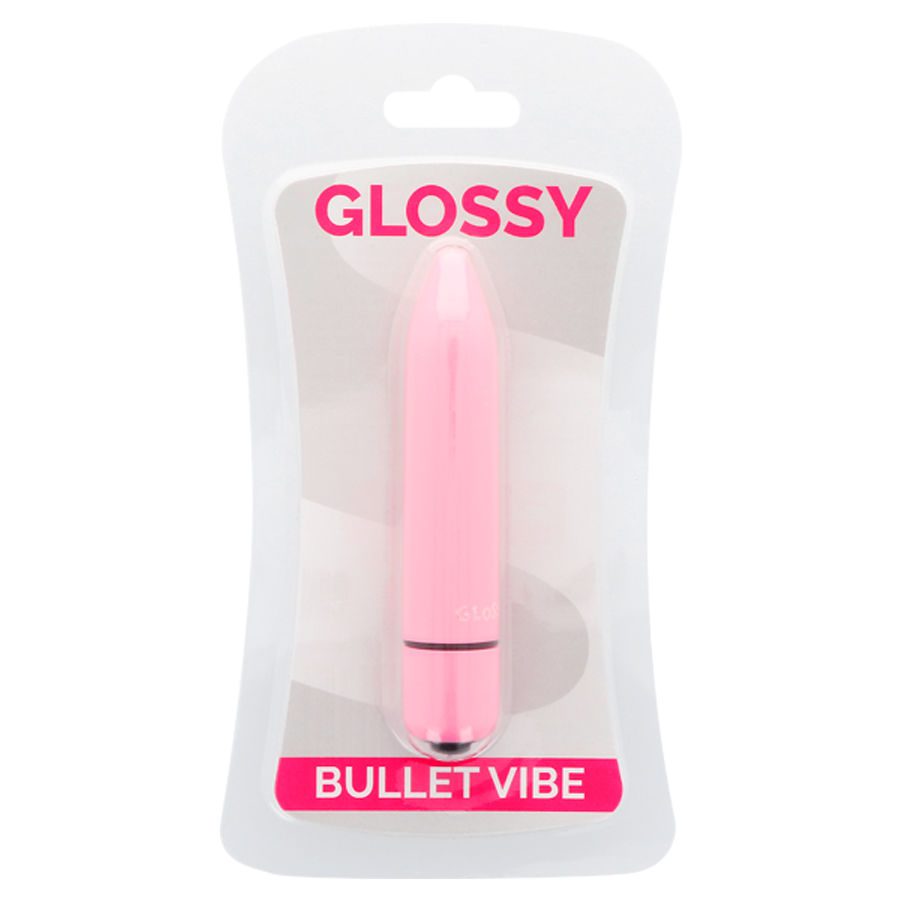 GLOSSY THIN VIBRATORE ROSA