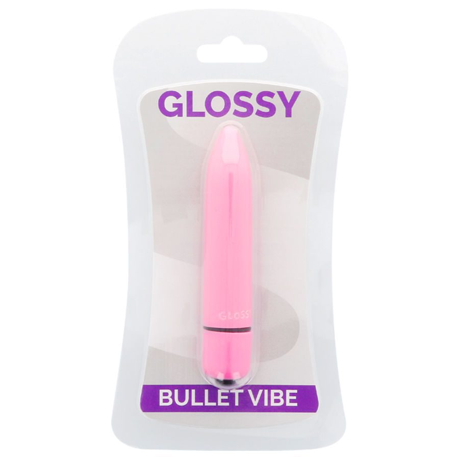 GLOSSY THIN VIBRATORE ROSA INTENSO