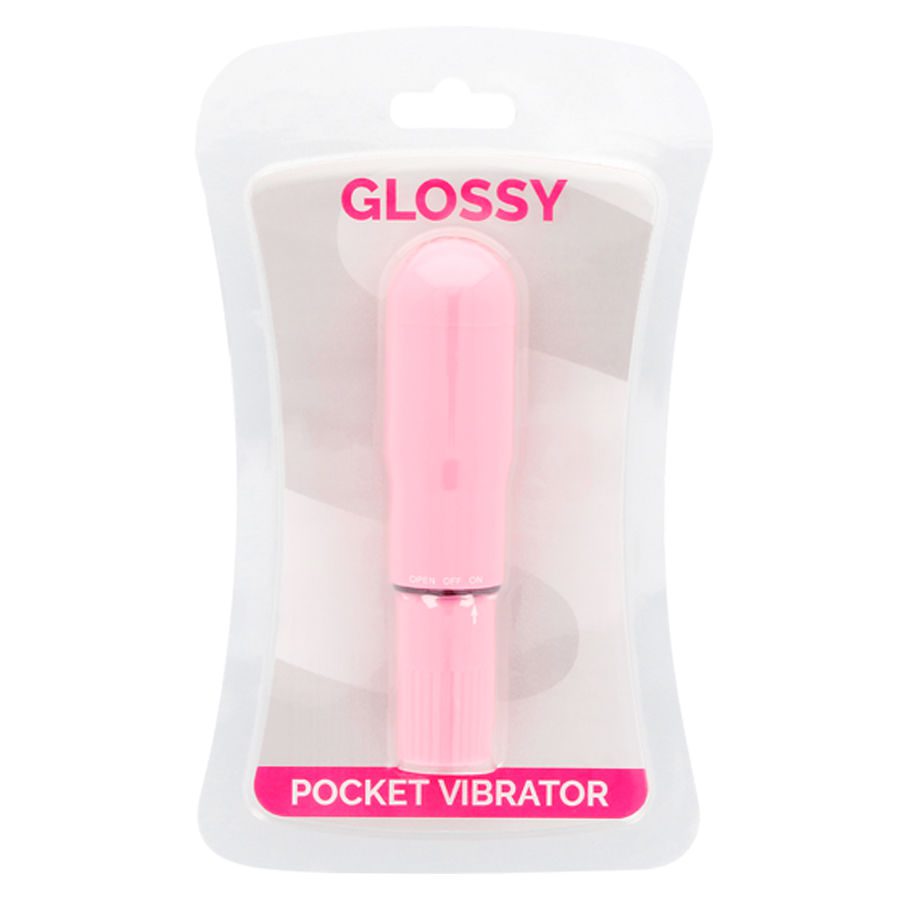 GLOSSY POCKET VIBRATORE ROSA