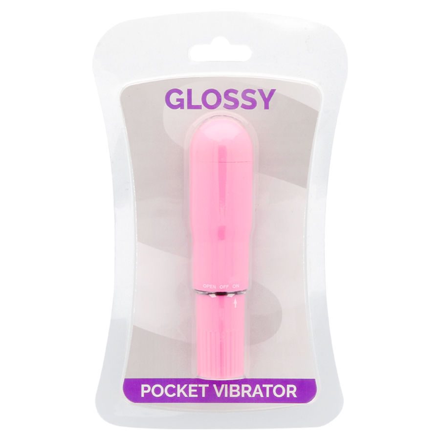 GLOSSY POCKET VIBRATORE ROSA INTENSO